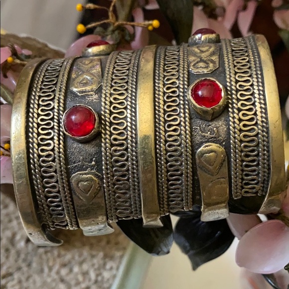 Antique Roman brass cuff - Picture 2 of 5